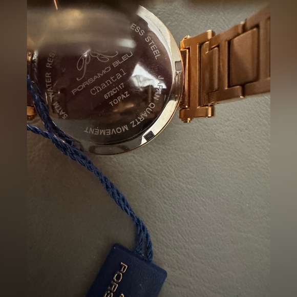 NIB Porsamo Bleu Chantal Topaz Watch - Picture 9 of 10